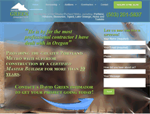 Tablet Screenshot of homebuilderportland.com